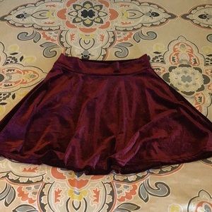 High waisted flowy skirt!